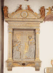 Cavalcanti-Verkündigung (vergoldeter Kalkstein)